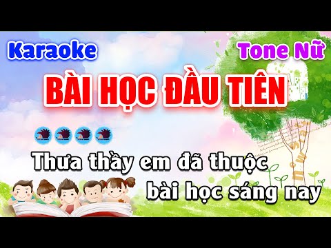 Bài Học Đầu Tiên Karaoke Beat Chuẩn Tone Nữ - Nhím Nhó Karaoke