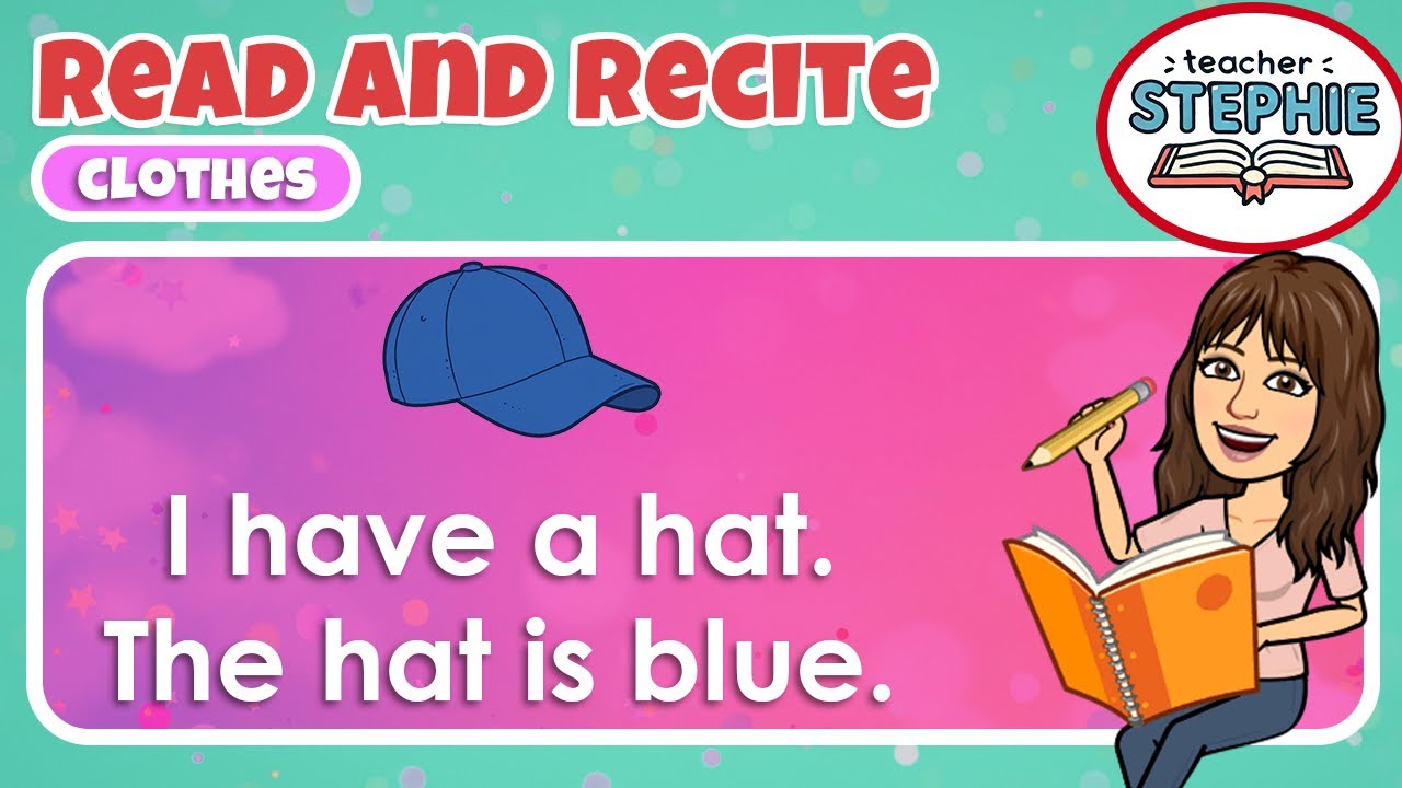 Learn to Read Easy Sentences | Kindergarten & 1st Grade Reading Practice | Clothes