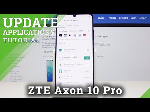 How to Update Apps in ZTE Axon 10 Pro – Newest App Version
