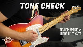 Video thumbnail for TONE CHECK: Fender American Ultra Telecaster Guitar Demo | No Talking by Cream City Music