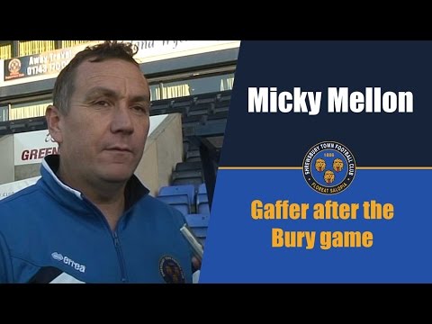 INTERVIEW | Micky Mellon post Bury (H) - Town TV