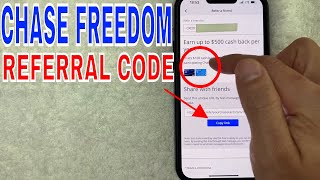 ✅ Chase Freedom Referral Bonus Code 🔴