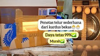 Download lagu Alat penetas telur sederhana dari kardus | inkubator telur mp3