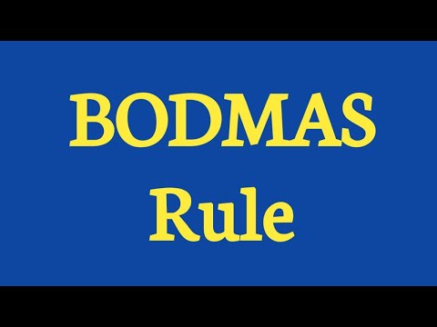 BODMAS Rule Explained | Master the Order of Operations in Math