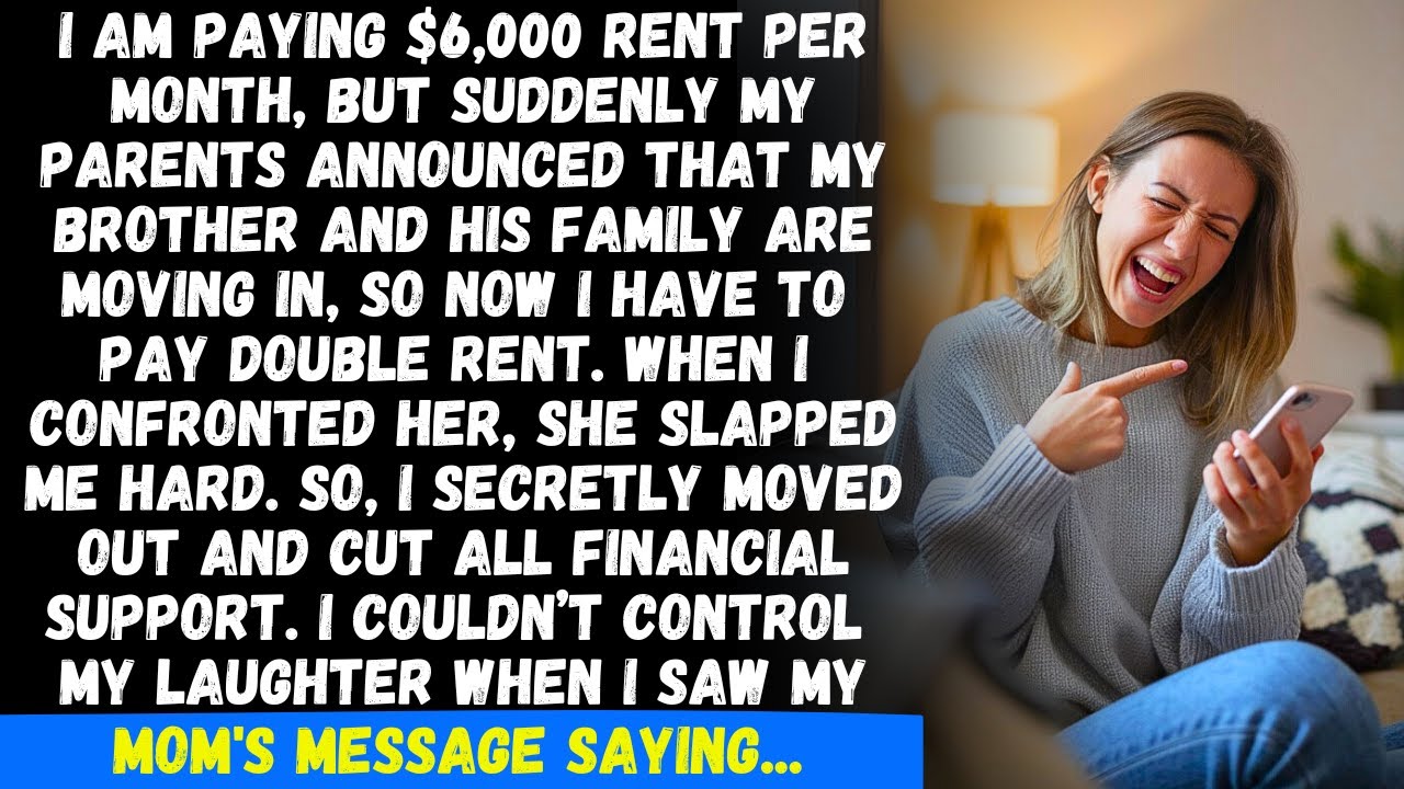 I am paying $6,000 rent per month, but suddenly my parents kicked me out. But then..
