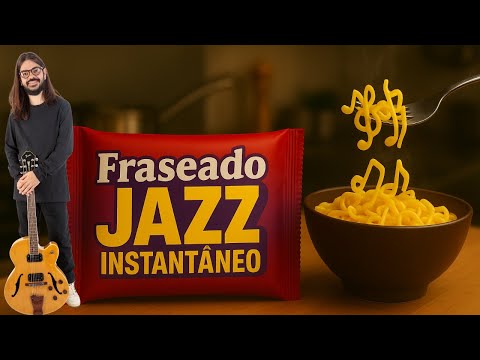 Fraseados de JAZZ misturando ARPEJOS com ESCALA MAIOR (MUITO SIMPLES)