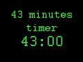 43 Minutes Timer