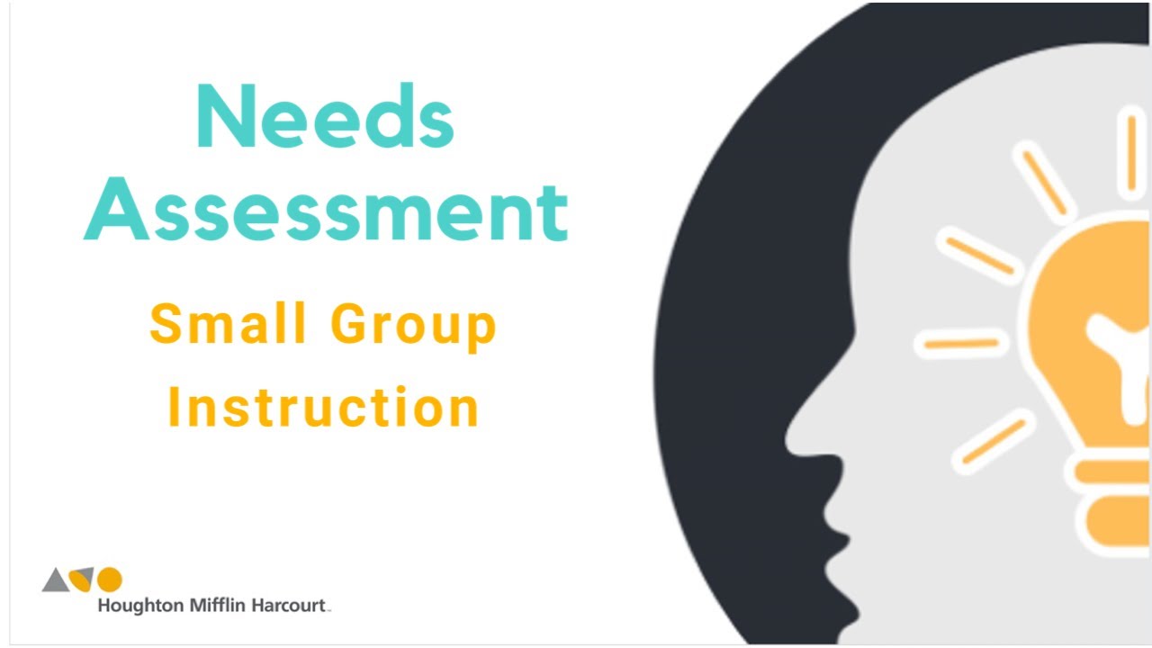 1. Needs Assessment | Small Group Instruction