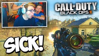 RED HOUSE WITNESSES ME HIT A SICK TRICKSHOT! - BO2 Trickshotting