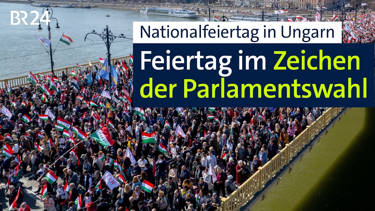 Wahlkampf am Nationalfeiertag in Ungarn | BR24