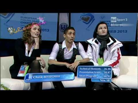 ISU ZAGREB 2013 -23/31- MEN SP - Chafik BESSEGHIER - 24.01.2013