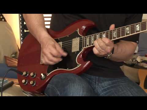 1968 Gibson SG plus Blackface 1966 Fender Vibrolux Amp Part 1