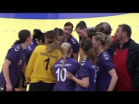 hádzaná ženy: Topoľčany - Hlohovec 22.2.2015