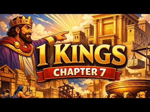 1KINGS CHAPTER 7 Solomon's Grand Temple and Palace Construction