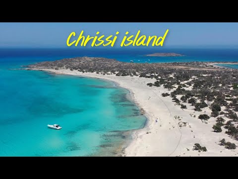Chrissi island Crete 2025 Drone 4K