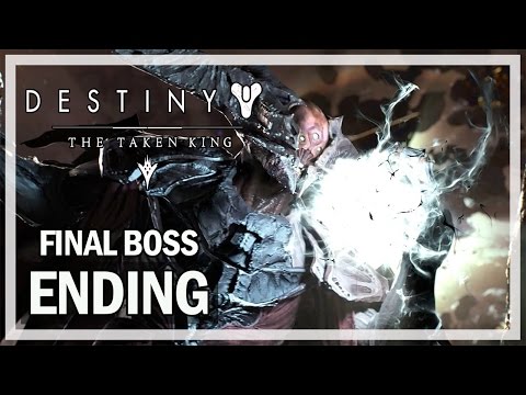 Destiny The Taken King Ending & Final Boss Gameplay Let's Play Walkthrough