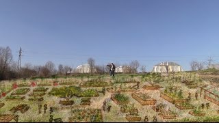 les jardins pédagogiques de Bio Cultura à Roanne -