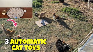 Robotic Ball vs. Cat Wand vs. Hide & Seek Automatic Cat Toys 🐈 Gadgetify