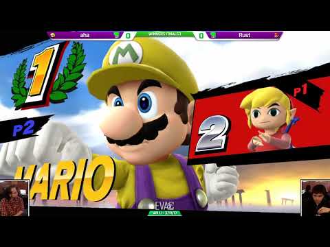 EVAC 3/11/17 - Smash 4 - ESG | Aha (Toon Link) vs Rust (Mario) - Winners Finals
