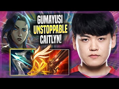 GUMAYUSI IS A GOD WITH CAITLYN! *UNSTOPPABLE* - T1 Gumayusi Plays Caitlyn ADC vs Ezreal!