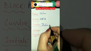 Download lagu Hafsa name Signature🖋️💕🍀#ytshorts #youtubeshorts #youtube mp3