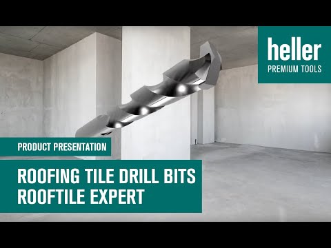 Rooftile Expert - the professional Heller drill bit for roof tiles and ceramics