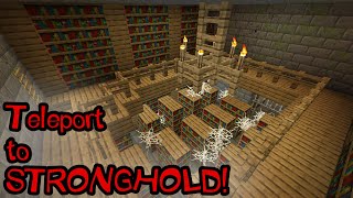 Minecraft | How to Teleport to STRONGHOLD! 1.17.1