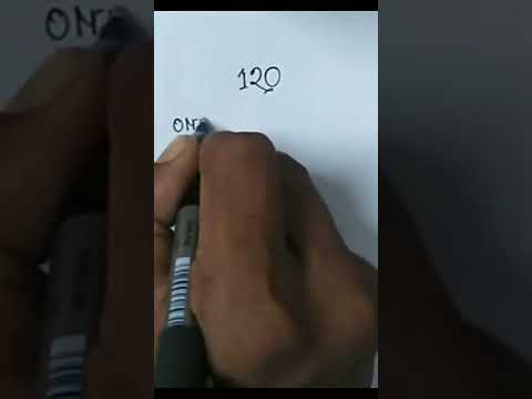 how to write number 120 (Day-120)(30-04-22) #shorts #short #shortvideo