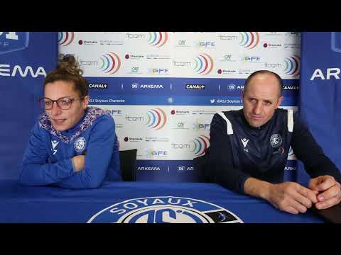 Michel Bradaia et Laura Bourgouin avant Soyaux - Bordeaux