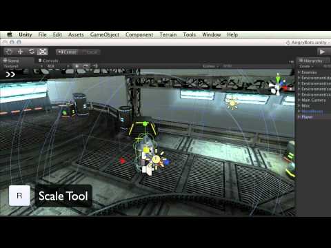 場景視圖--Unity官方教程 (The Scene View - Unity Official Tutorials)