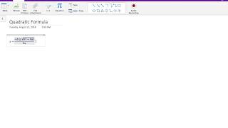 OneNote for Mac: Square Roots Resizing