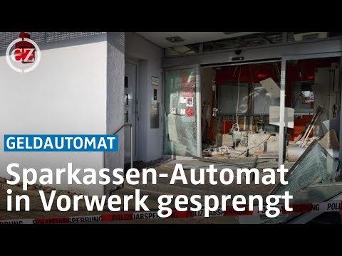 Sparkassen-Automat in Vorwerk gesprengt