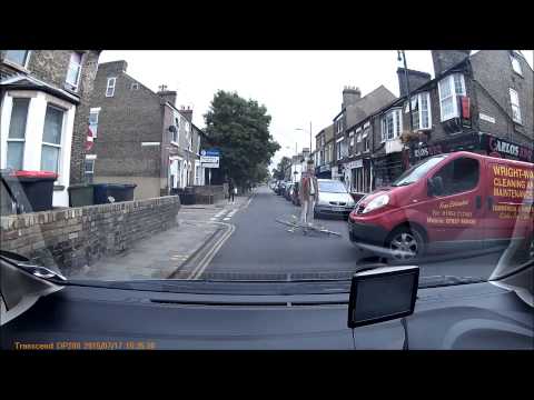 Cyclist knocked off on Mill Road, Cambridge.
