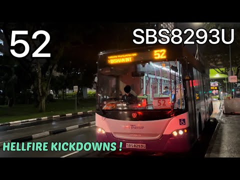 [SBST] ZF Kickdowns and thrashing! | SBS8293U on Trunk Service 52-Scania K230UB Euro 4 Batch 2