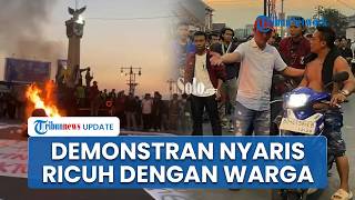 Detik-detik Demo "Sukoharjo Menggugat" Memanas usai Didatangi Pria Misterius, Polisi Turun Tangan