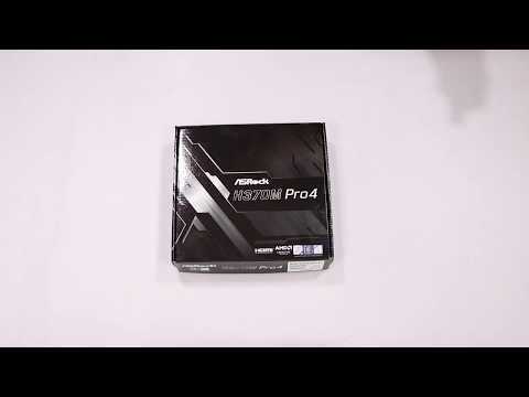Unboxing ASRock H370M Pro4 s1151 4DDR 4 USB3.1/DVI/HDMI/M.2 hands on review