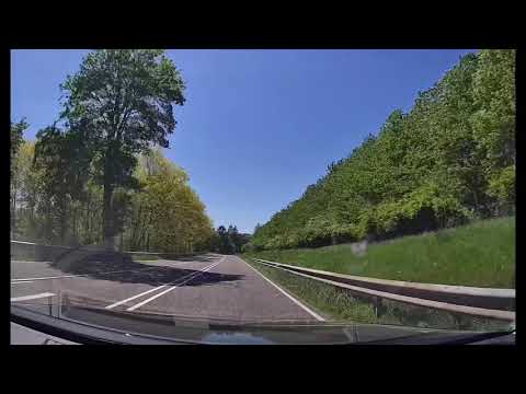 Eifel Tour: Gemünd - Aachen im Sommer bei Tag und Sonne Landstraße Audi A4 on-ride impressions ASMR