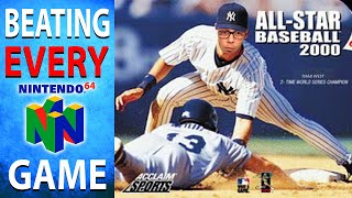 Beating EVERY N64 Game - All-Star Baseball 2000 (155/394)