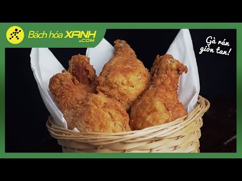 Gà chiên bột: Cách làm gà chiên bột giòn tan với Aji Quick