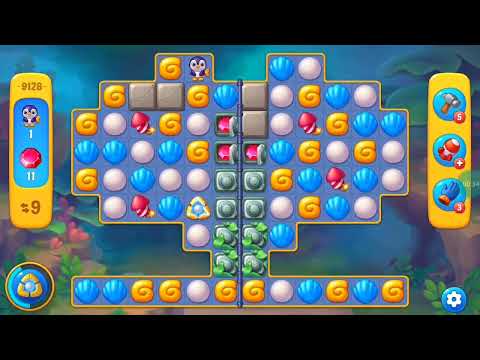 Fishdom Easy Level 9128 (with full seashell) @choraelmin