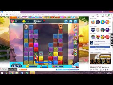 Let's Play Pet Rescue Saga On Facebook - Level 1556 (No Boosters)