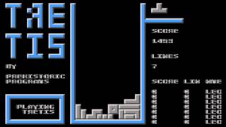 Tretis for the Atari 8-bit family