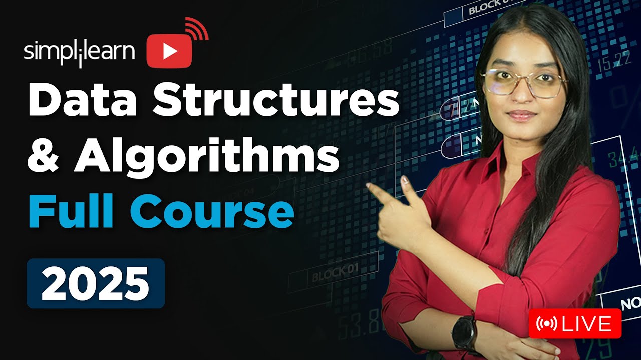 Data Structures And Algorithms Full Course | Data Structures and Algorithms Tutorial | Simplilearn