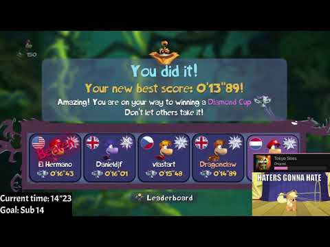 Rayman Legends NG (Switch) Pit Lums 13"89 (PB/WR: 13"78)