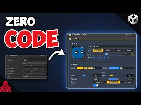 Make Unity Inspectors Beautiful With NO Code (Sasquatch Inspector Tutorial)