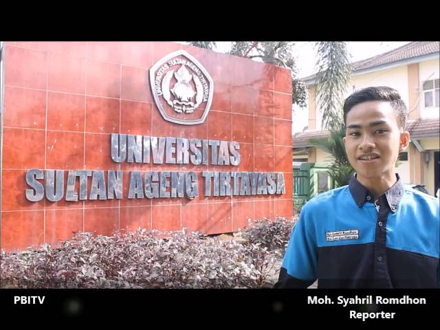 Universitas Sultan Ageng Tirtayasa vidéo #1