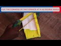 How to install a Ceiling Cornice yourself