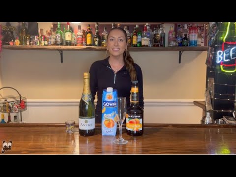How to Make a Peach Bellini