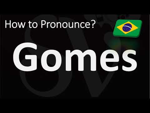 How to Pronounce Gomes? (Brailian Portuguese)
