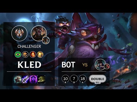 Kled Bot vs Caitlyn - BR Challenger Patch 10.10